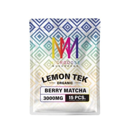 Organic Lemon Tek Berry Matcha (3000mg) Mushroom Gummies