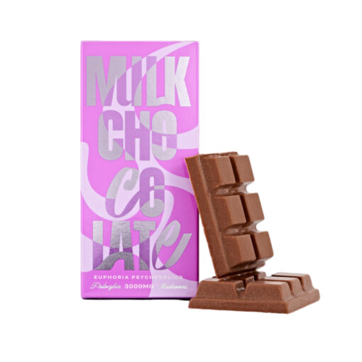 Euphoria Psychedelics – Milk Chocolate Shroom Bars (3000mg)