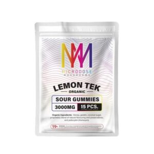 Organic Lemon Tek Sour Cherry mushroom Gummies (3000mg)