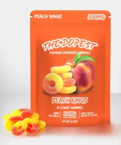 PEACH RINGS Best HHC Thca GUMMIES – 500MG