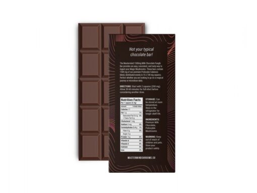 Mastermind – Milk Chocolate Shroom Bars (1500mg)